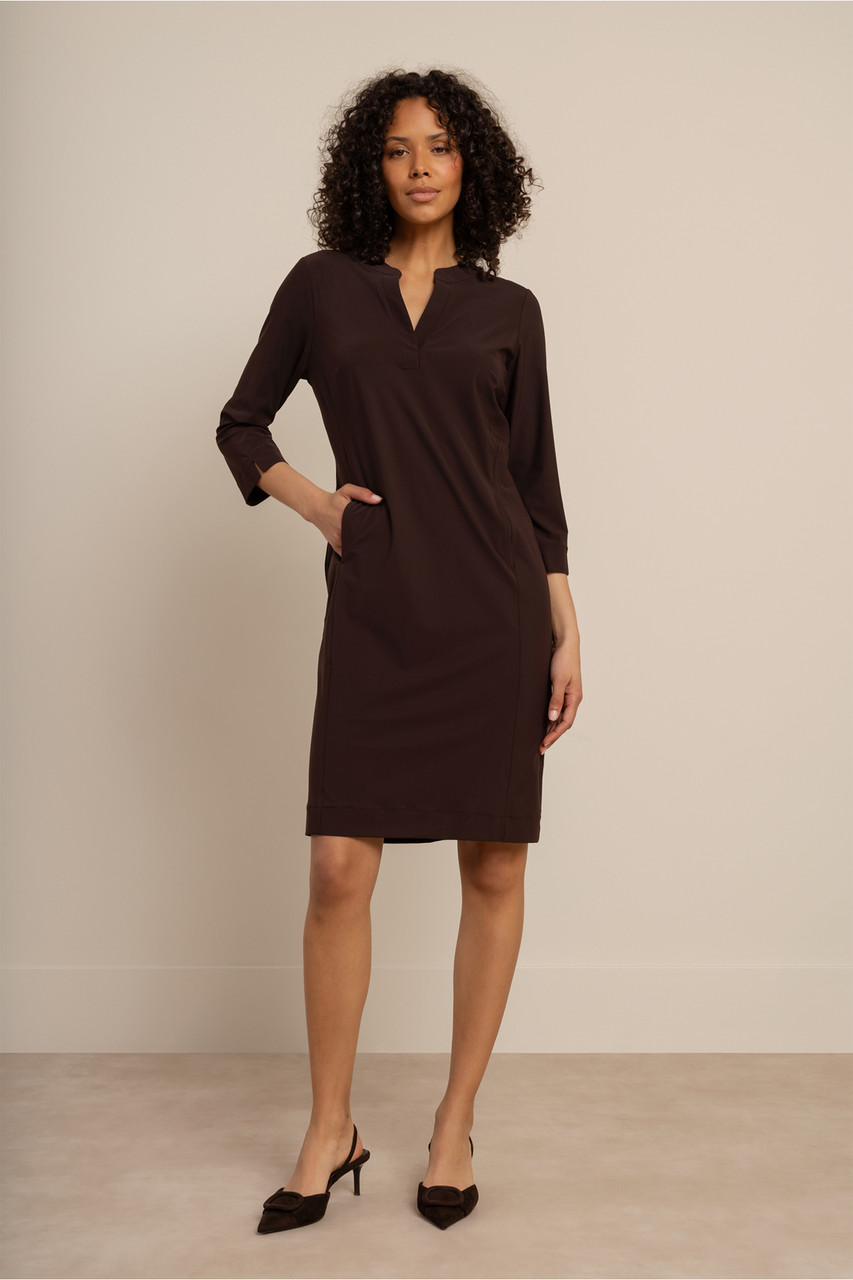 studio anneloes simplicity dress espresso